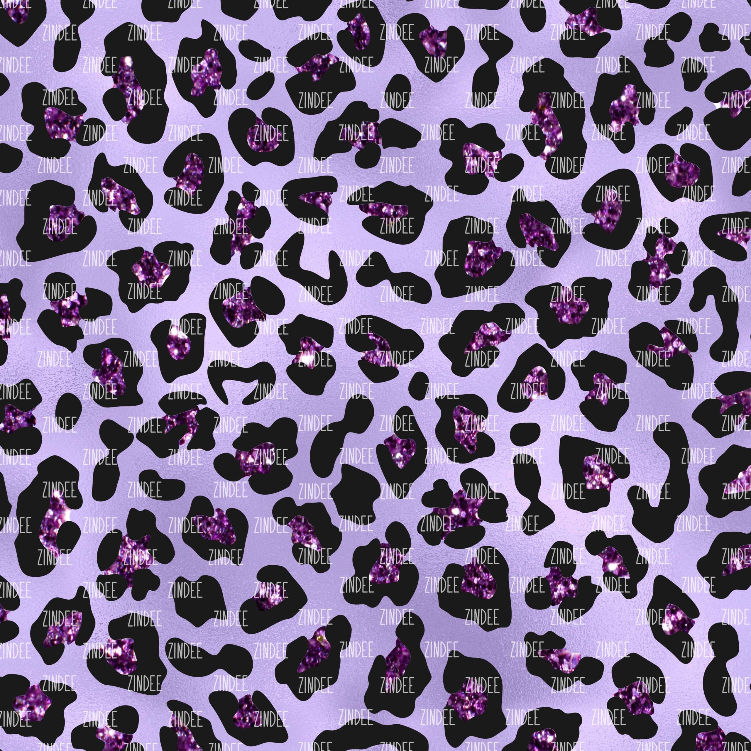 Leopard Glam Purple (vinyl) – Acrylic Blanks, Stickers, Printed