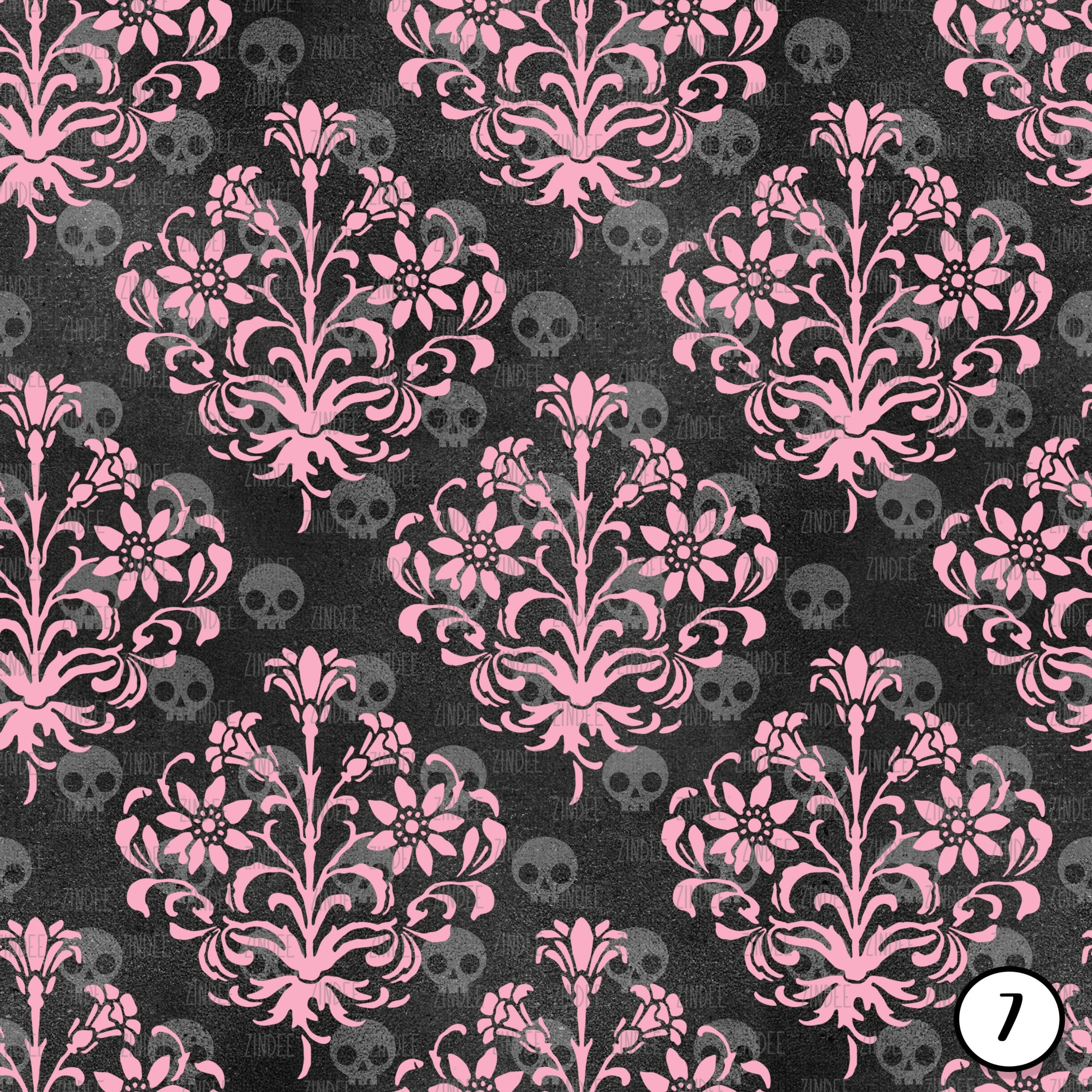 Seamless Pink Gothic (vinyl) –